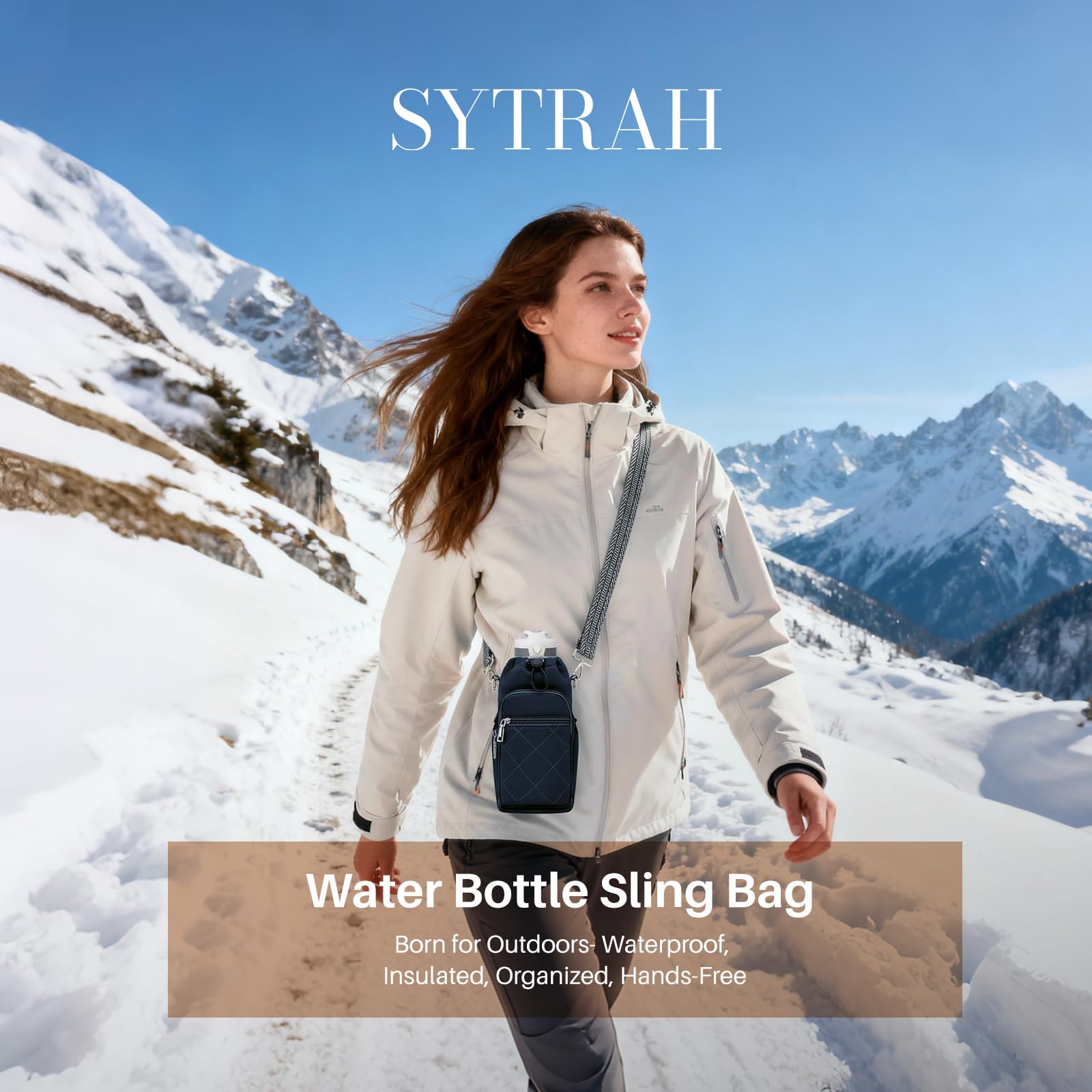 Water Bottle Carrier Bag with Strap OYESE