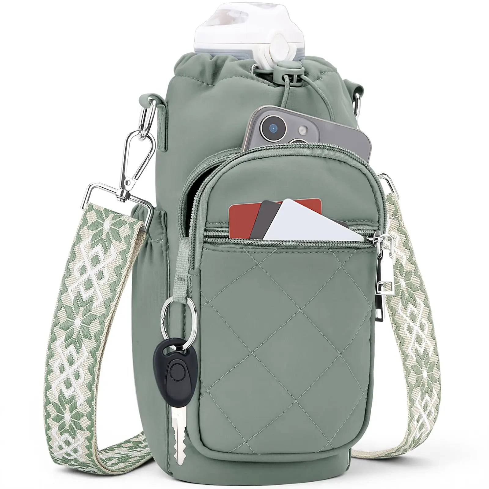 Water Bottle Carrier Bag with Strap OYESE