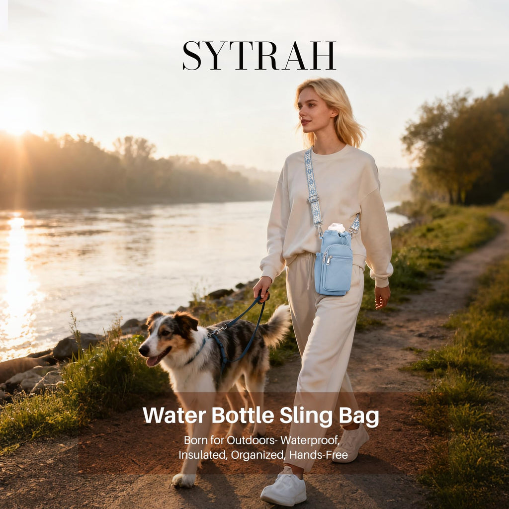 Water Bottle Carrier Bag with Strap OYESE