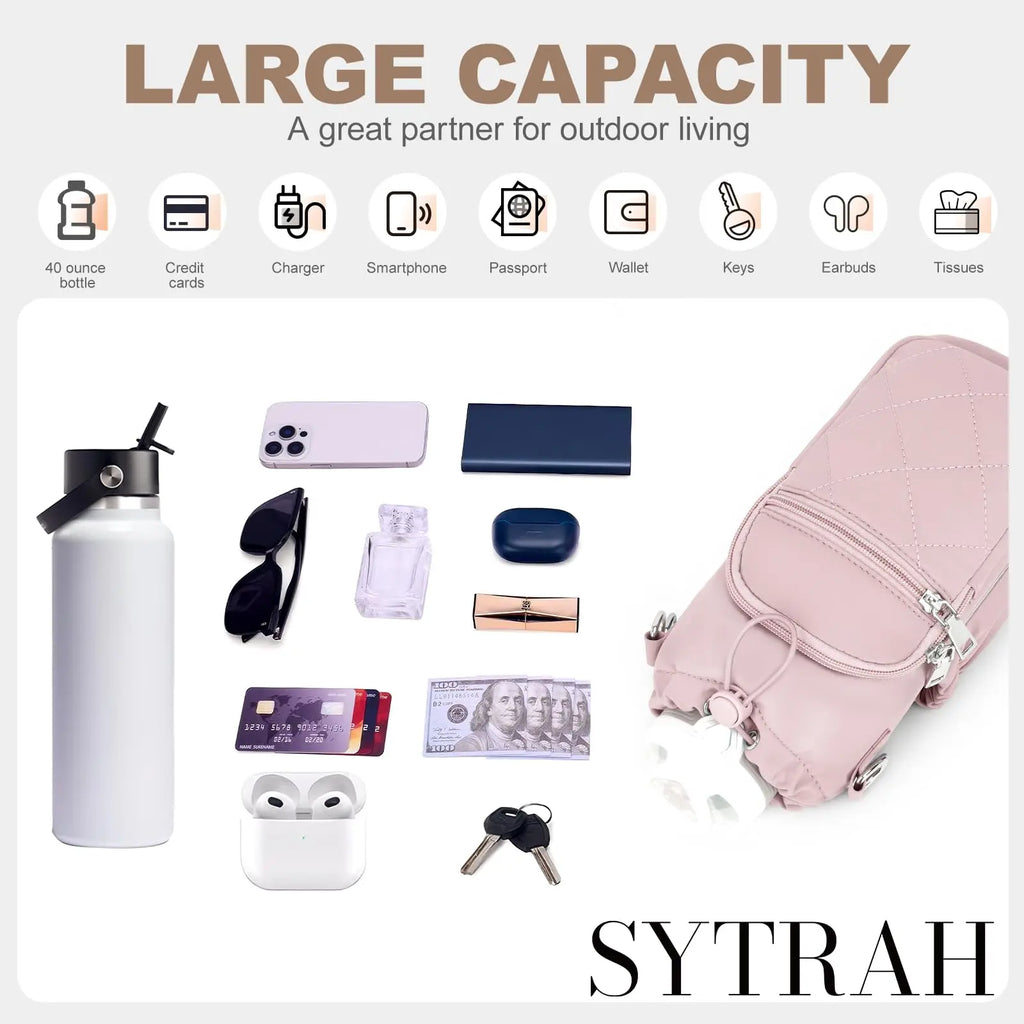Water Bottle Carrier Bag with Strap OYESE