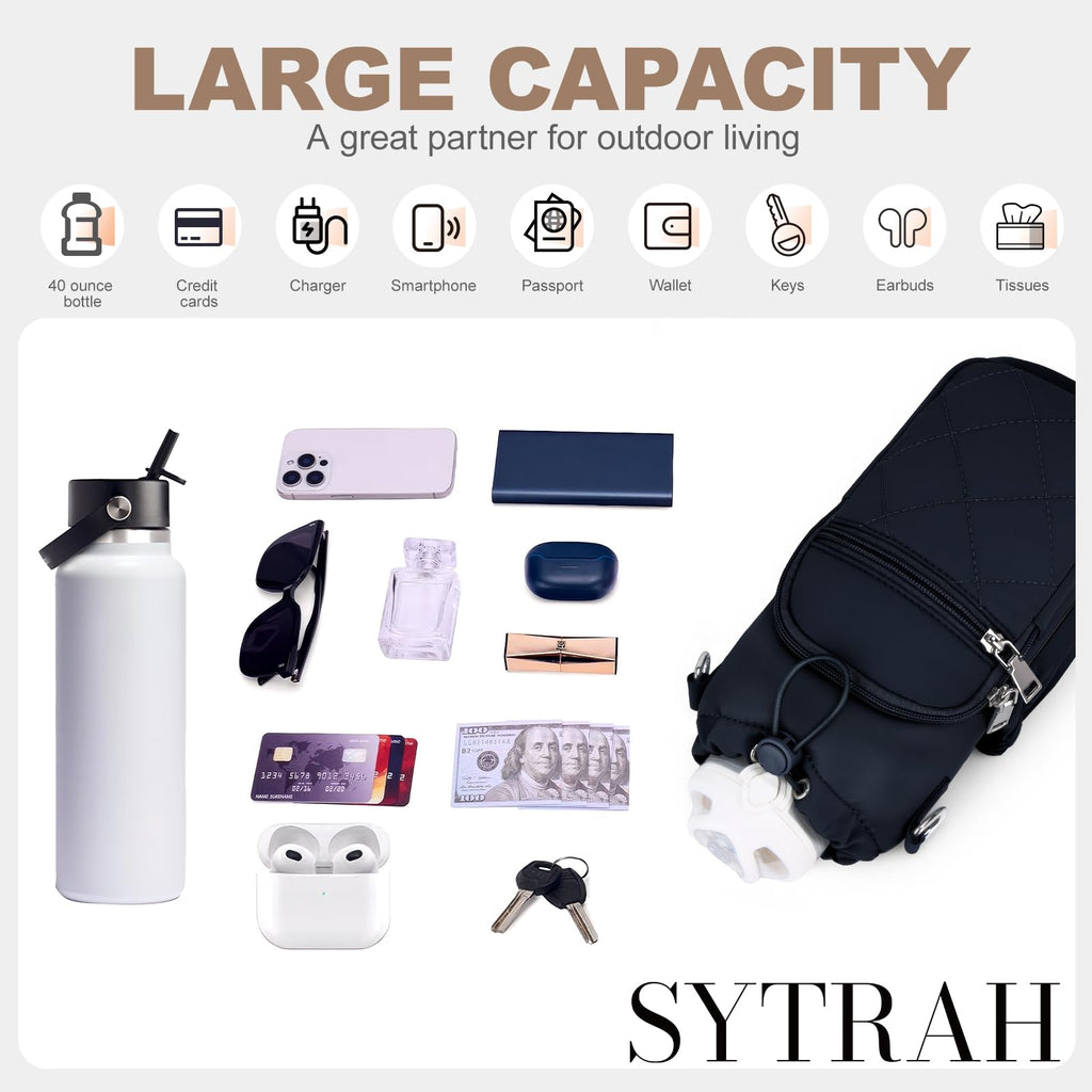 Water Bottle Carrier Bag with Strap OYESE