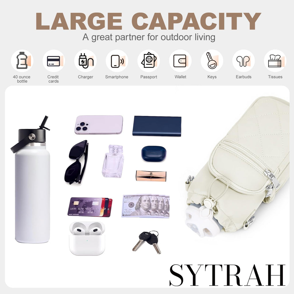 Water Bottle Carrier Bag with Strap OYESE