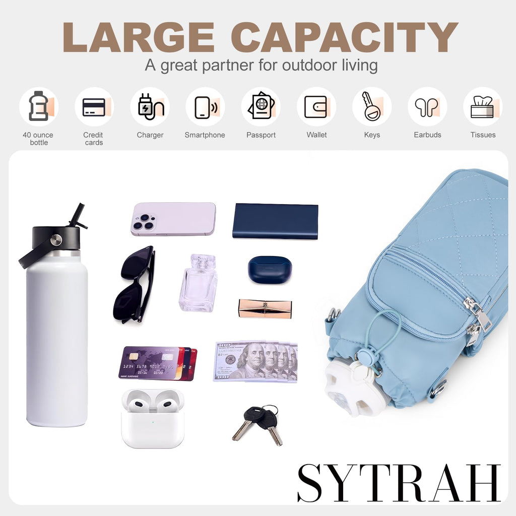 Water Bottle Carrier Bag with Strap OYESE