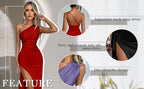 Aria One-Shoulder Satin Maxi